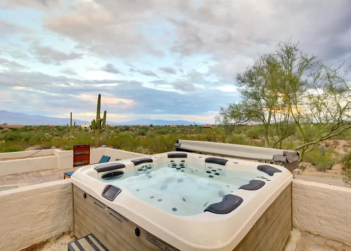 Ferienhaus Hollywood Hills Of Tucson: 20 Acres, Pool, Hot Tub